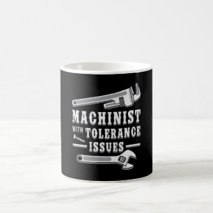 Machinist Machine Mechanic CNC Machinist Gift Idee Koffiemok