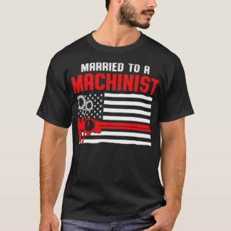 Machinist-machine met gehuwde machine t-shirt