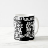 Machinist Machine Operator Tools Machining Enthusi Koffiemok (Voorkant rechts)