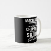 Machinist Machine Operator Tools Machining Enthusi Koffiemok (Voorkant rechts)