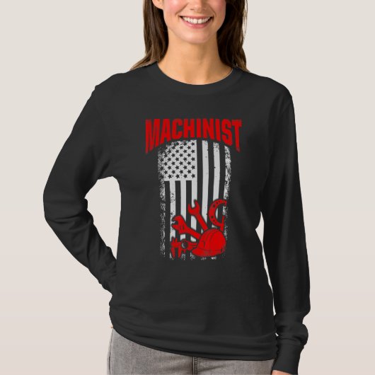 Machinist Machinebediener Verspaning 15 T-shirt (Voorkant)