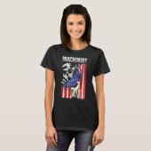 Machinist Machinebediener Verspaning 40 T-shirt (Voorkant volledig)