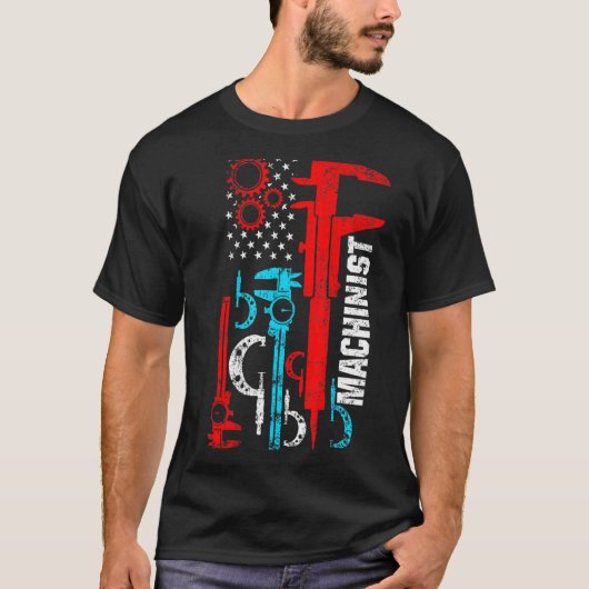 Machinist Machinebediener Verspaning 52 T-shirt (Voorkant)