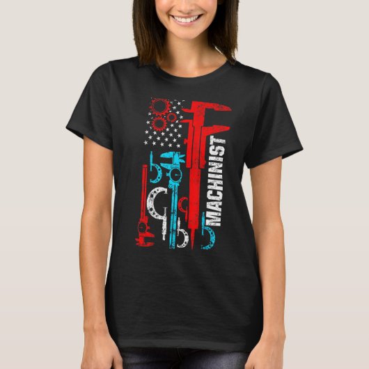 Machinist Machinebediener Verspaning 52 T-shirt (Voorkant)