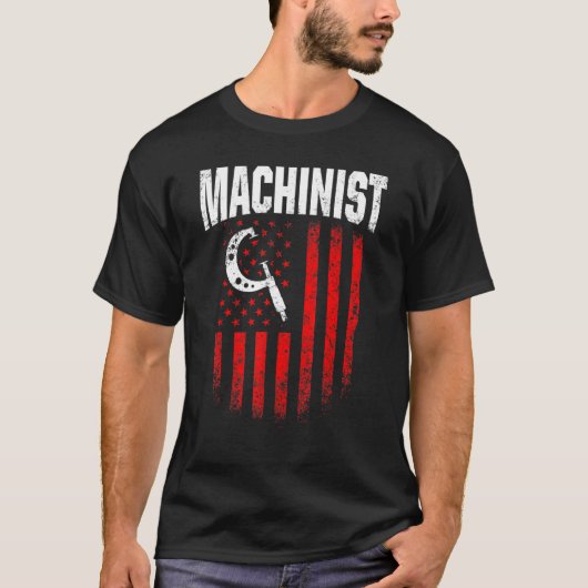 Machinist Machinebediener Verspaning 79 T-shirt (Voorkant)