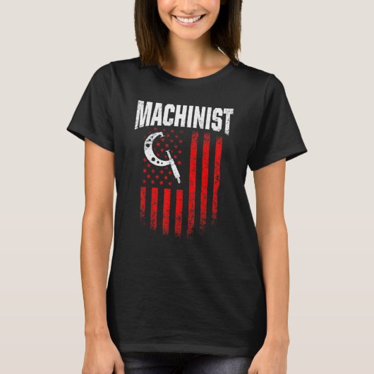 Machinist Machinebediener Verspaning 79 T-shirt (Voorkant)