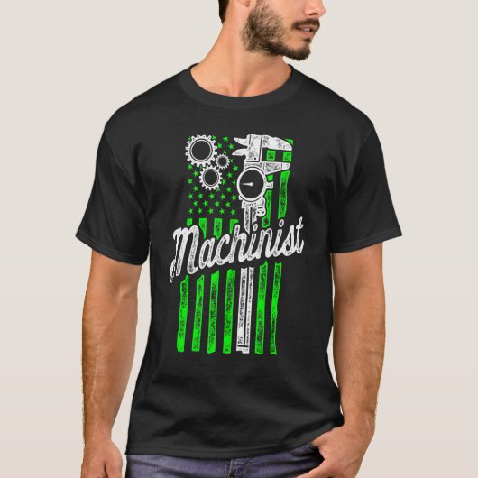 Machinist Machinebediener Verspaning 89 T-shirt (Voorkant)