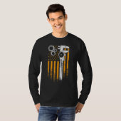 Machinist Machinebediener Verspaning 90 T-shirt (Voorkant volledig)