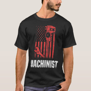 Machinist Machinebediener Verspaning T-shirt