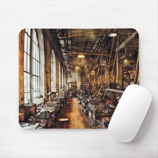 Machinist - Machinewinkel Circa 1900 Muismat (Met muis)