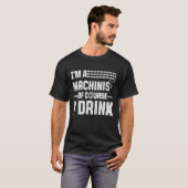 Machinist Machinist Exploitant 10 T-shirt (Voorkant volledig)
