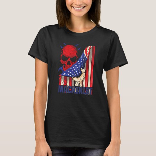 Machinist Machinist Exploitant 3 T-shirt (Voorkant)