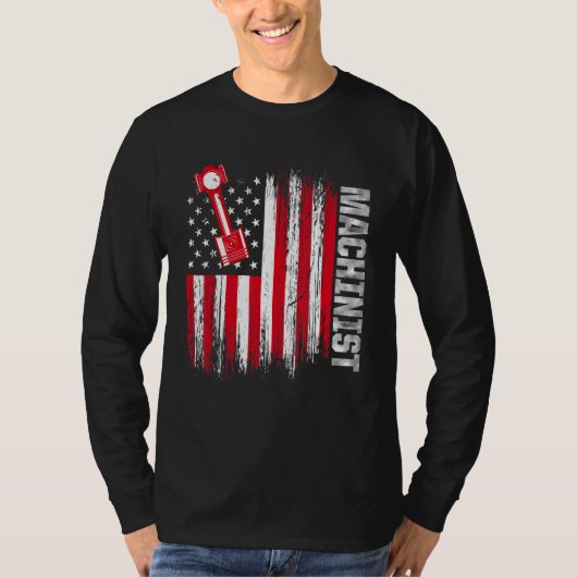 Machinist Machinist Exploitant 4 T-shirt (Voorkant)