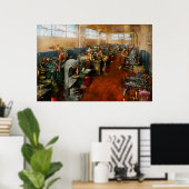 Machinist - Machinisten in opleiding 1918 Poster (Thuiskantoor)