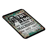 Machinist Magnet - Funny Retro Magneet (Rechterzijde)