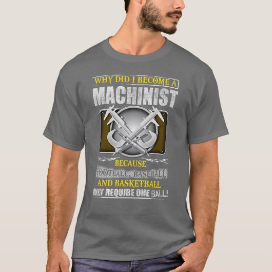 Machinist Mechanisch Mechanisme Engineer T-shirt (Voorkant)