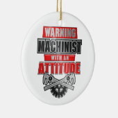 Machinist met werktuigkundige keramisch ornament (Rechts)
