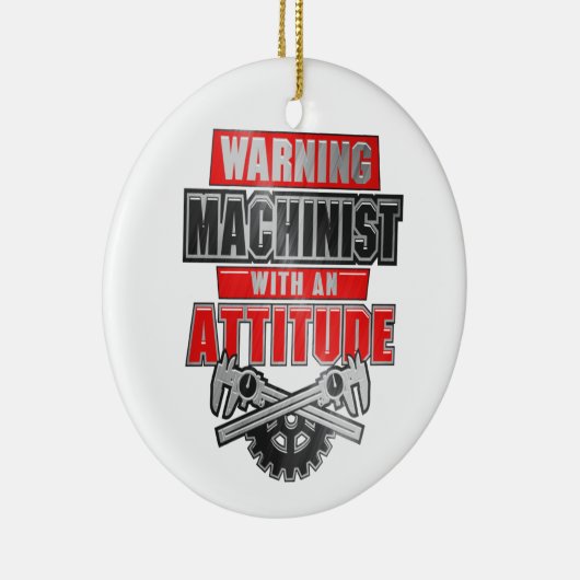 Machinist met werktuigkundige keramisch ornament (Rechts)