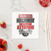 Machinist met werktuigkundige servet (Insitu)