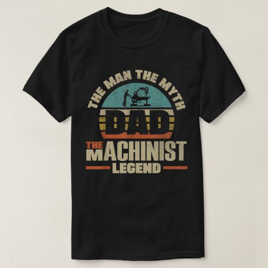 Machinist metaalwerker, machinist t-shirt (Design voorkant)