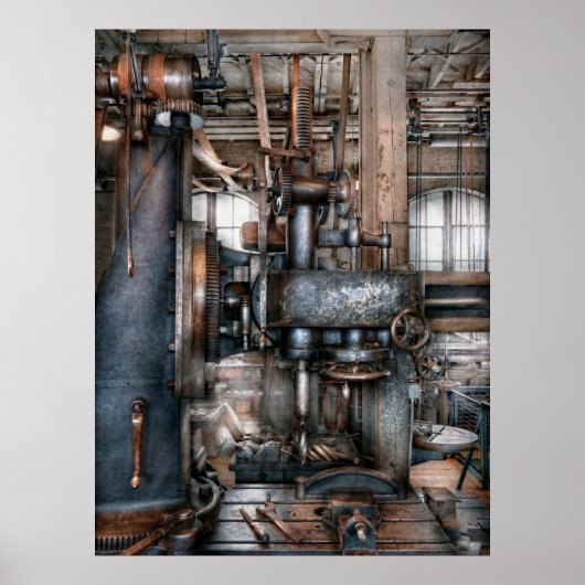 Machinist - Mijn echt coole werk Poster (Voorkant)