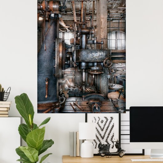 Machinist - Mijn echt coole werk Poster (Thuiskantoor)