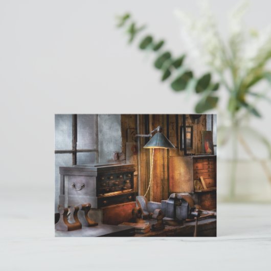 Machinist - Mijn werkstation Briefkaart (Staand voorkant)