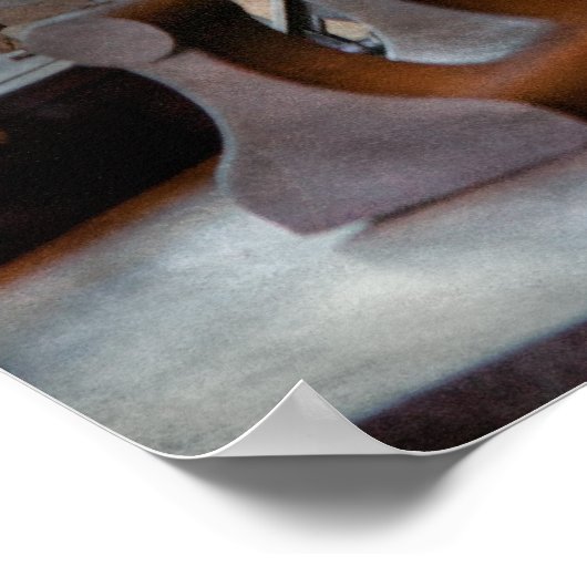 Machinist - Mijn werkstation Poster (Hoek)