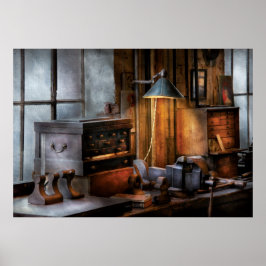 Machinist - Mijn werkstation Poster