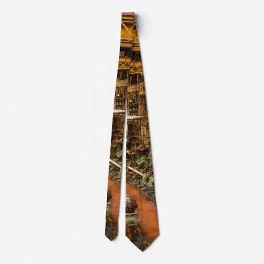 Machinist - Oorlog - in de kanonfabriek in 1917 Stropdas (Achterkant)