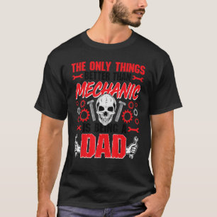 Machinist Papa beter dan Mechanic is een Da T-shirt