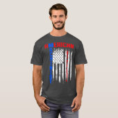 Machinist Power Flag Machine Operator Machinist Ma T-shirt (Voorkant volledig)