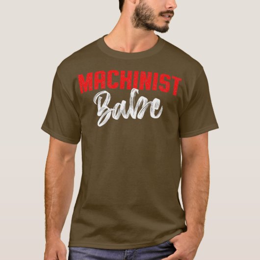 Machinist Power Machine Operator Machinist T-shirt (Voorkant)