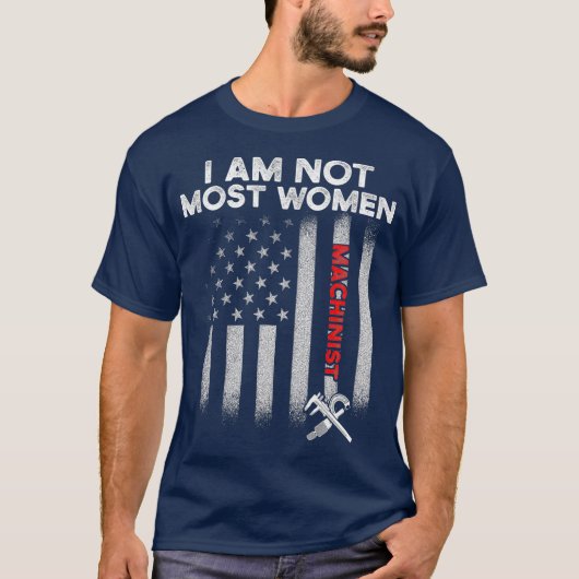 Machinist Practice Machine Operator Machinist Mach T-shirt (Voorkant)