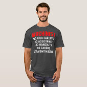 Machinist Rich Machine Operator Machinist Machinis T-shirt (Voorkant volledig)