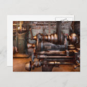 Machinist - Steampunk - 5-snelheids semi automatis Briefkaart (Voorkant / Achterkant)