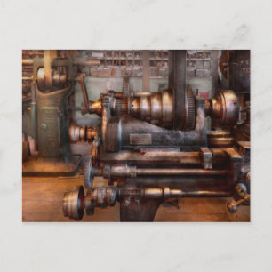 Machinist - Steampunk - 5-snelheids semi automatis Briefkaart