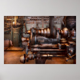 Machinist - Steampunk - 5-snelheids-semiautomatisc Poster