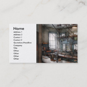 Machinist - Steampunk - de rekenkamer Visitekaartje