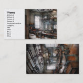 Machinist - Steampunk - de rekenkamer Visitekaartje (Voorkant / Achterkant)