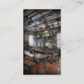Machinist - Steampunk - de rekenkamer Visitekaartje (Achterkant)