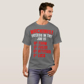 Machinist Success Machine Exploitant Machinist Mac T-shirt (Voorkant volledig)