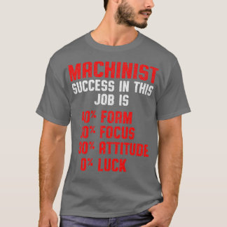Machinist Success Machine Exploitant Machinist Mac T-shirt