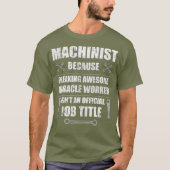 Machinist T-shirt (Voorkant)