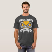 Machinist Tolerance CNC Machine Operator T-shirt (Voorkant volledig)