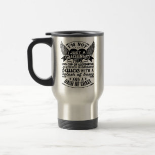 Machinist Travel Mug Coffee Funny Gifts for Men Reisbeker