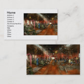 Machinist - Uitpompen van delen 1905 Visitekaartje (Voorkant / Achterkant)