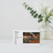 Machinist - Uitpompen van delen 1905 Visitekaartje (Staand voorkant)