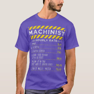 Machinist-uurwerktuigmachine T-shirt