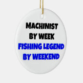 Machinist van Week Gevist Legend van Weekend Keramisch Ornament (Rechts)